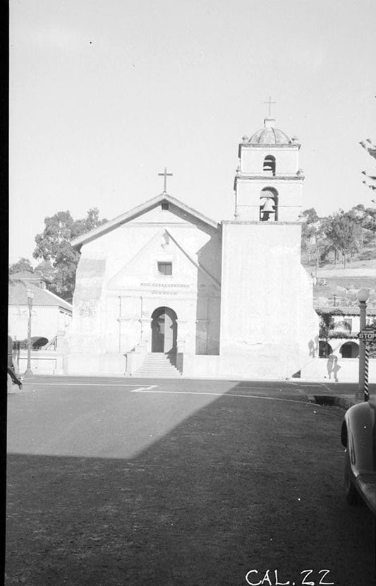 Historic Photo : Mission San Buenaventura, East Main Street & South Figueroa Street, Ventura, Ventura County, CA 3 Photograph