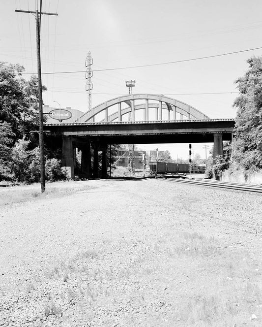 Historic Photo : Lincoln Avenue Viaduct, Spanning Union Pacific Railroad between Baring Cross Bridge & Union Station, Little Rock, Pulaski County, AR 4 Photograph