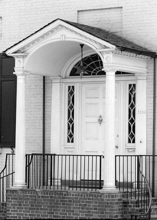 Historic Photo : Bodisco House, 3322 O Street, Northwest, Washington, District of Columbia, DC 6 Photograph