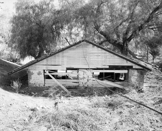 Historic Photo : Harry Carey Ranch, Upper Garage, 28515 San Francisquito Canyon Road, Saugus, Los Angeles County, CA 2 Photograph
