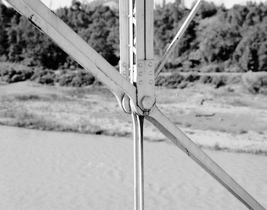 Historic Photo : Moody Bridge, Spanning South Fork Eel River, Garberville, Humboldt County, CA 1 Photograph