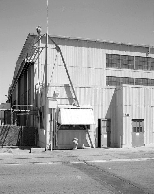 Historic Photo : Naval Air Station North Island, Seaplane Hangars, Roe Street, North Island, San Diego, San Diego County, CA 9 Photograph