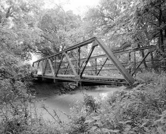 Historic Photo : Georgia DOT Bridge No. 129/00228/00505E, Spanning Salacoa Creek on County Road 228, Fairmount, Gordon County, GA 1 Photograph