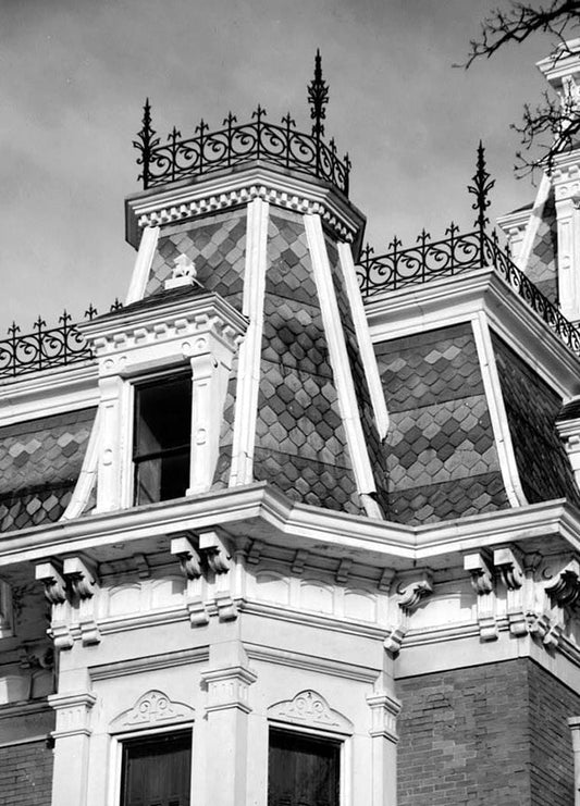 Historic Photo : J. Monroe Parker House, Main & Twelfth Streets, Davenport, Scott County, IA 7 Photograph