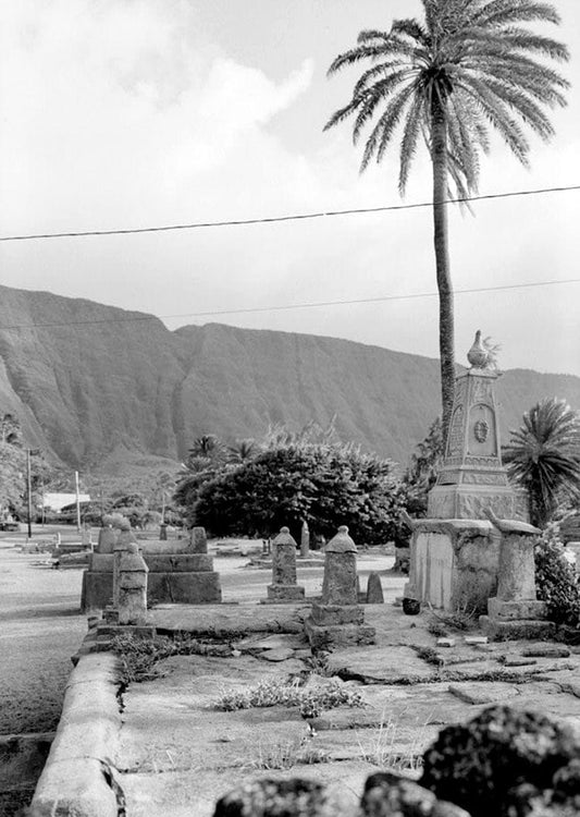 Historic Photo : Airport Road Cemetery, Moloka'i Island, Kalaupapa, Kalawao County, HI 3 Photograph