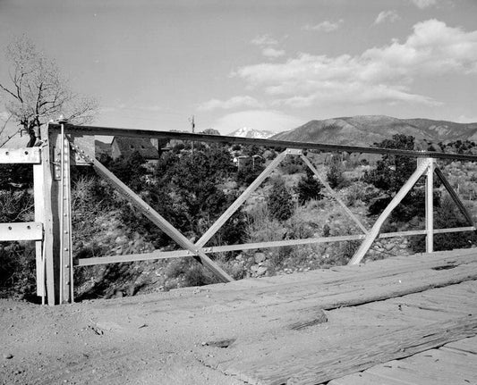 Historic Photo : Four Mile Bridge, Spanning Arkansas River, Buena Vista, Chaffee County, CO 2 Photograph