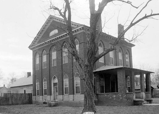 Historic Photo : Old Masonic Hall, Monroe & East Hobbs Streets, Athens, Limestone County, AL 1 Photograph