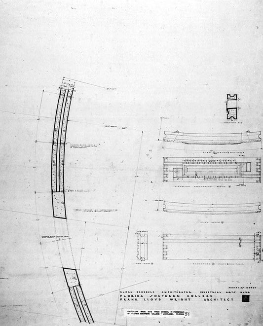 Historic Photo : Florida Southern College, McDonald & Johnson Avenues, Lakeland, Polk County, FL 6 Photograph