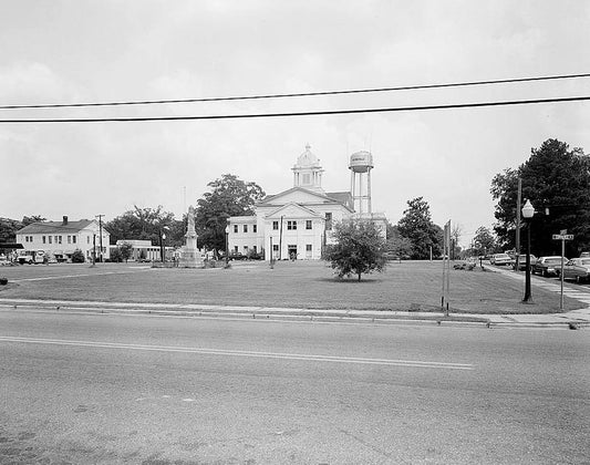 Historic Photo : Lowndes County Courthouse, Washington Street at Town Square, Hayneville, Lowndes County, AL 1 Photograph