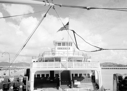 Historic Photo : Ferry EUREKA, Hyde Street Pier, San Francisco, San Francisco County, CA 4 Photograph