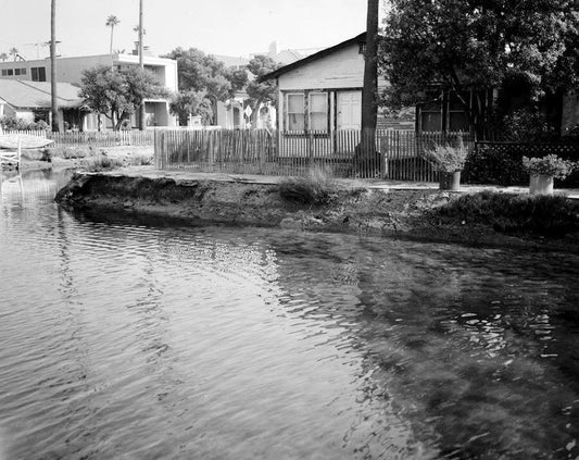 Historic Photo : Venice Canals, Community of Venice, Los Angeles, Los Angeles County, CA 1 Photograph