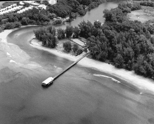 Historic Photo : Hanalei Pier, Hanalei Bay off Weke Road, Hanalei, Kauai County, HI 5 Photograph