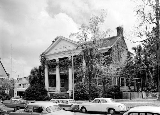 Historic Photo : The Columns, Park & Adams Streets, Tallahassee, Leon County, FL 1 Photograph