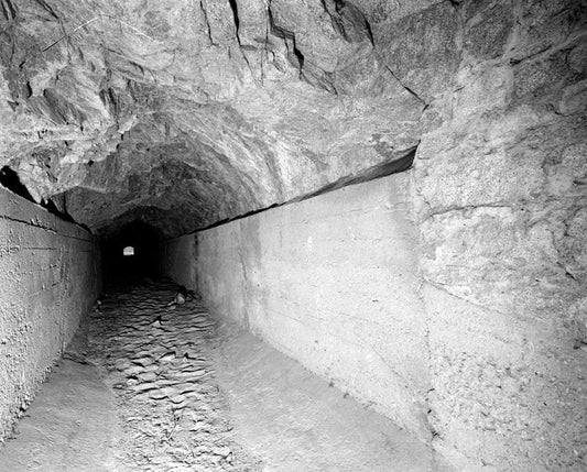 Historic Photo : Santa Ana River Hydroelectric System, Abandoned Tunnel, Redlands, San Bernardino County, CA 1 Photograph