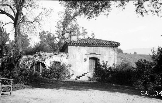 Historic Photo : El Molino Viejo, 1120 Old Mill Road, Pasadena, Los Angeles County, CA 2 Photograph