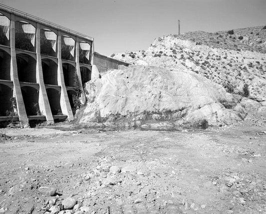 Historic Photo : Little Rock Creek Dam, Little Rock Creek, Littlerock, Los Angeles County, CA 9 Photograph