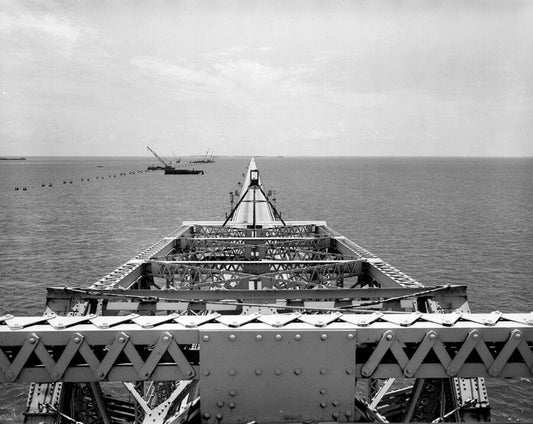 Historic Photo : Seven Mile Bridge, Linking Florida Keys, Marathon, Monroe County, FL 9 Photograph