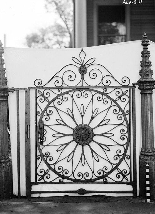 Historic Photo : 605 Government Street (Iron Gate), Mobile, Mobile County, AL 1 Photograph