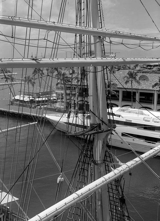 Historic Photo : Ship "Falls of Clyde", Hawaii Maritime Center,Pier 7, Honolulu, Honolulu County, HI 10 Photograph