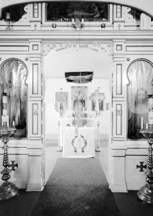 Historic Photo : Holy Ascension Russian Orthodox Church, Unalaska Island, Unalaska, Aleutian Islands, AK 14 Photograph