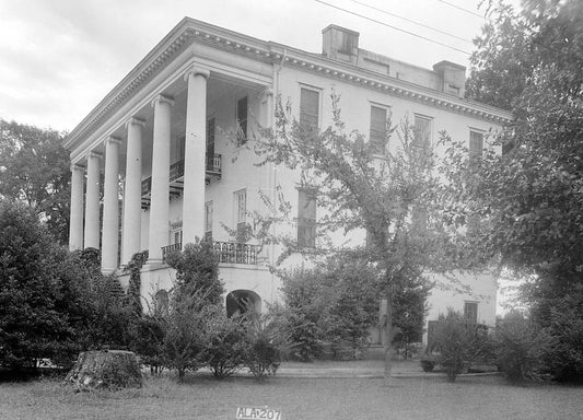Historic Photo : University of Alabama, President's House, University Boulevard, Tuscaloosa, Tuscaloosa County, AL 7 Photograph