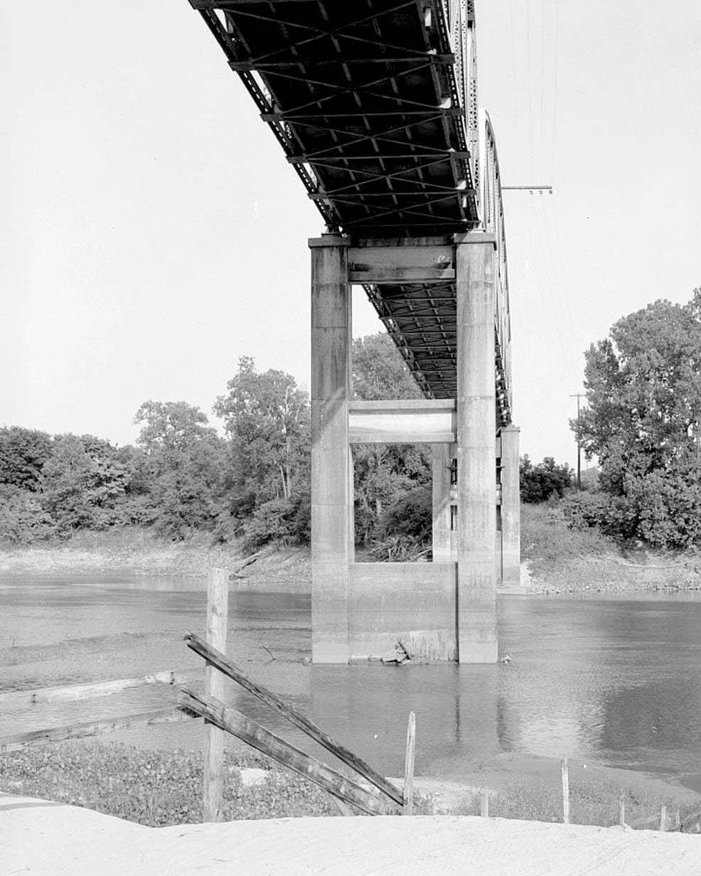 Historic Photo : Red River Bridge, Spanning Red River at U.S. Highway 82, Garland, Miller County, AR 1 Photograph