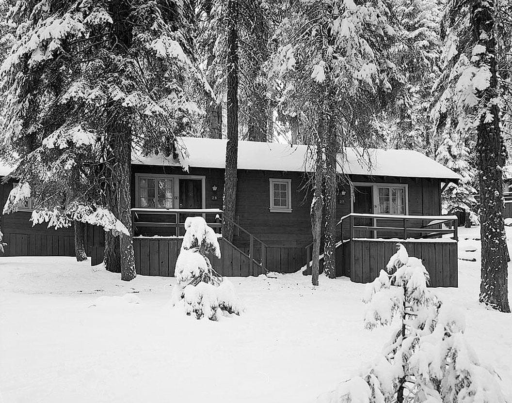 Historic Photo : Giant Forest Lodge Historic District, Cabin No. 27-28, Three Rivers, Tulare County, CA 1 Photograph