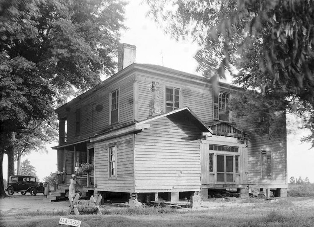Historic Photo : Bass-Perry House, U.S. Highway 431, Seale, Russell County, AL 3 Photograph