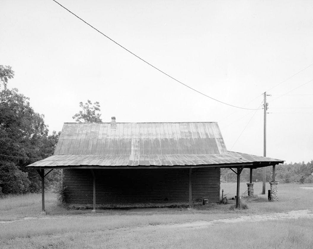 Historic Photo : Jimmy Carter Boyhood Home, Commissary, Old Plains Highway (Lebanon Cemetery Road), Plains, Sumter County, GA 1 Photograph