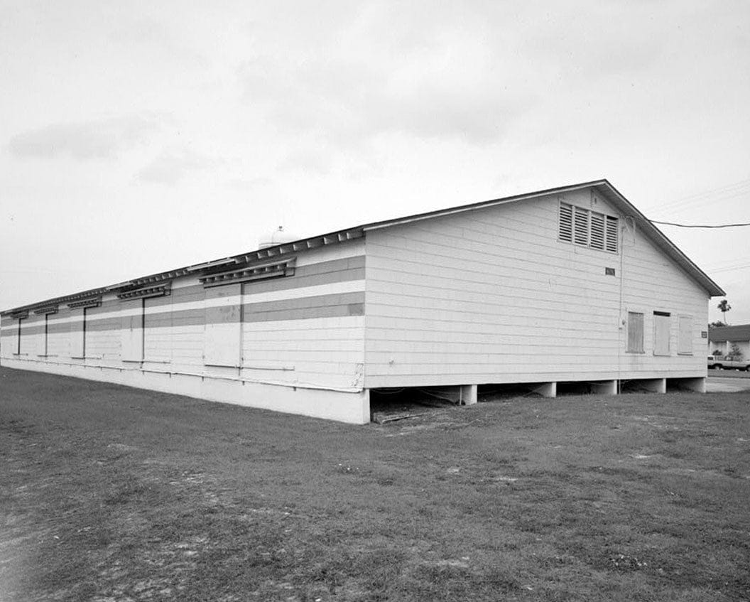 Historic Photo : MacDill Air Force Base, Supply & Equipment Warehouse, Hillsborough Loop Drive & Heron Place, Tampa, Hillsborough County, FL 1 Photograph