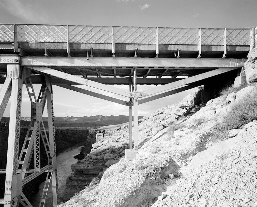 Historic Photo : Navajo Bridge, Spanning Colorado River at U.S. Highway 89 Alternate, Page, Coconino County, AZ 3 Photograph