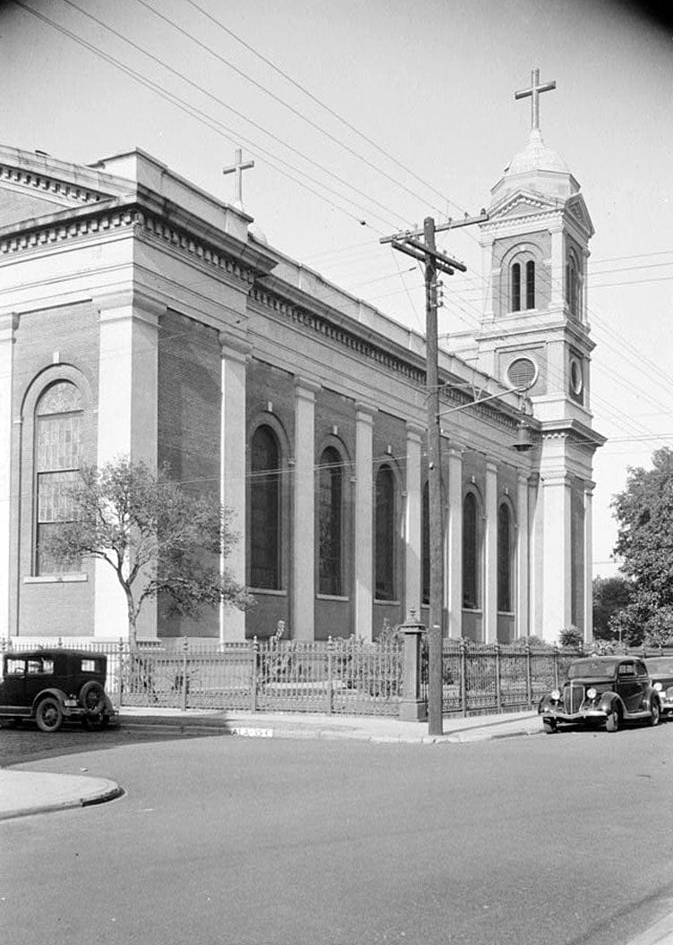 Historic Photo : Cathedral of the Immaculate Conception, South Claiborne Street, Mobile, Mobile County, AL 11 Photograph