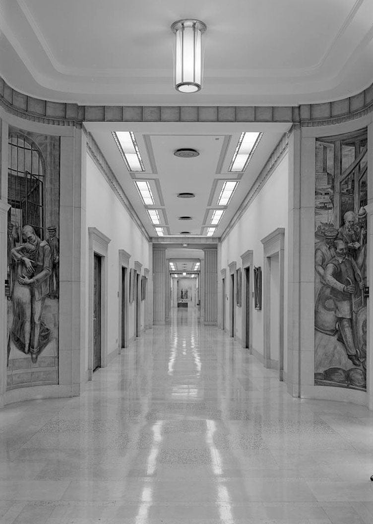 Historic Photo : United States Department of Justice, Constitution Avenue between Ninth & Tenth Streets, Northwest, Washington, District of Columbia, DC 4 Photograph