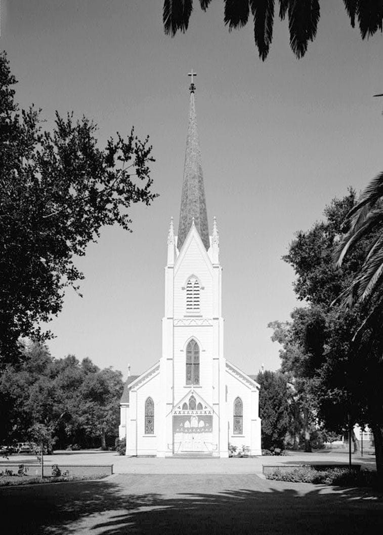 Historic Photo : Church of the Nativity, 210 Oak Grove Avenue, Menlo Park, San Mateo County, CA 4 Photograph