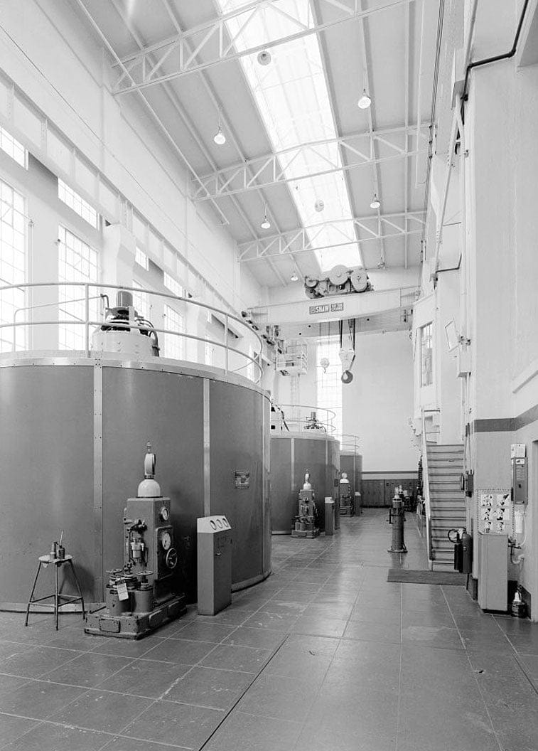 Historic Photo : Los Angeles Aqueduct, San Fransisquito Power Plant Number Two, Los Angeles, Los Angeles County, CA 2 Photograph
