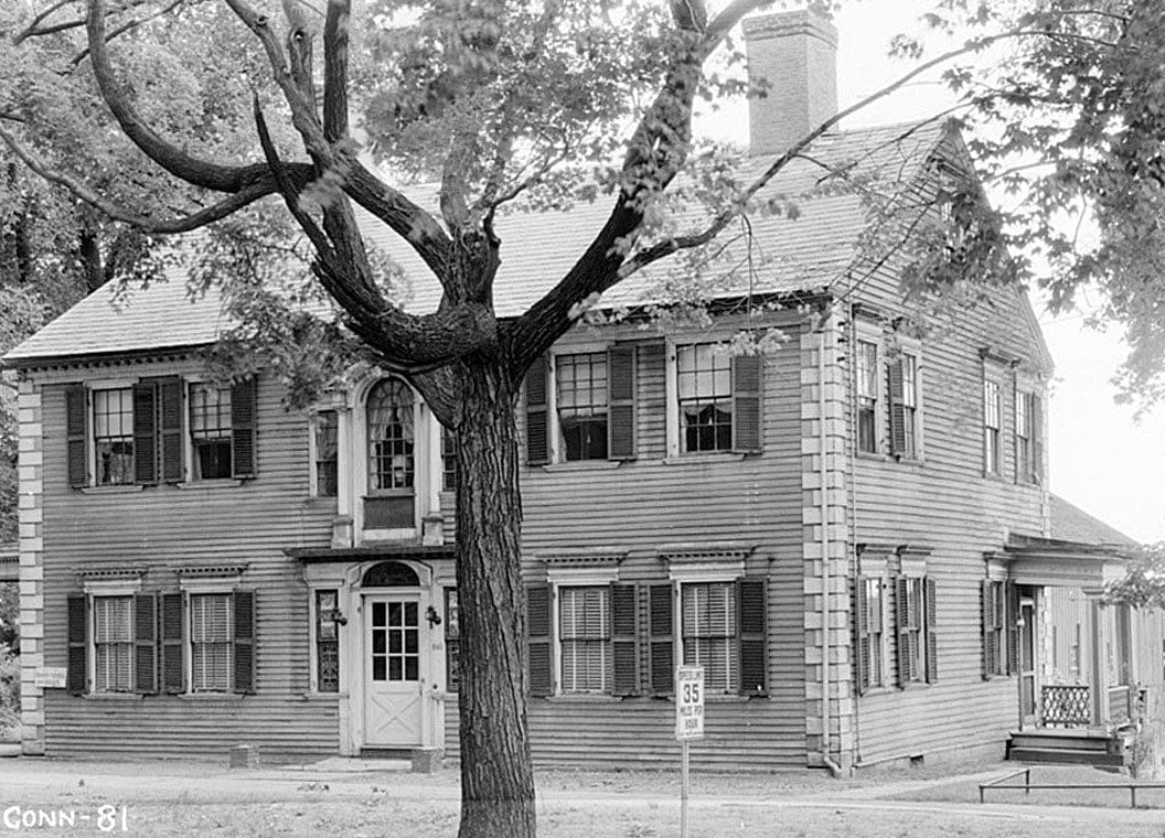 Historic Photo : Harvey Bissell House, 240 Main Street, Suffield, Hartford County, CT 2 Photograph