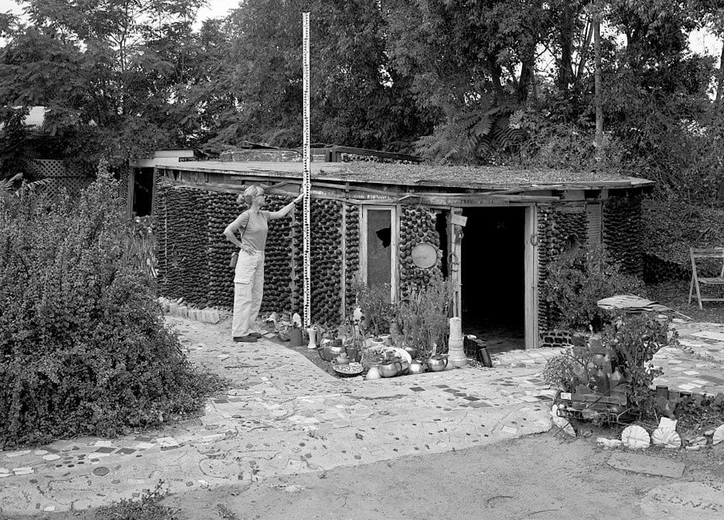 Historic Photo : Grandma Prisbrey's Bottle Village, 4595 Cochran Street, Simi Valley, Ventura County, CA 1 Photograph