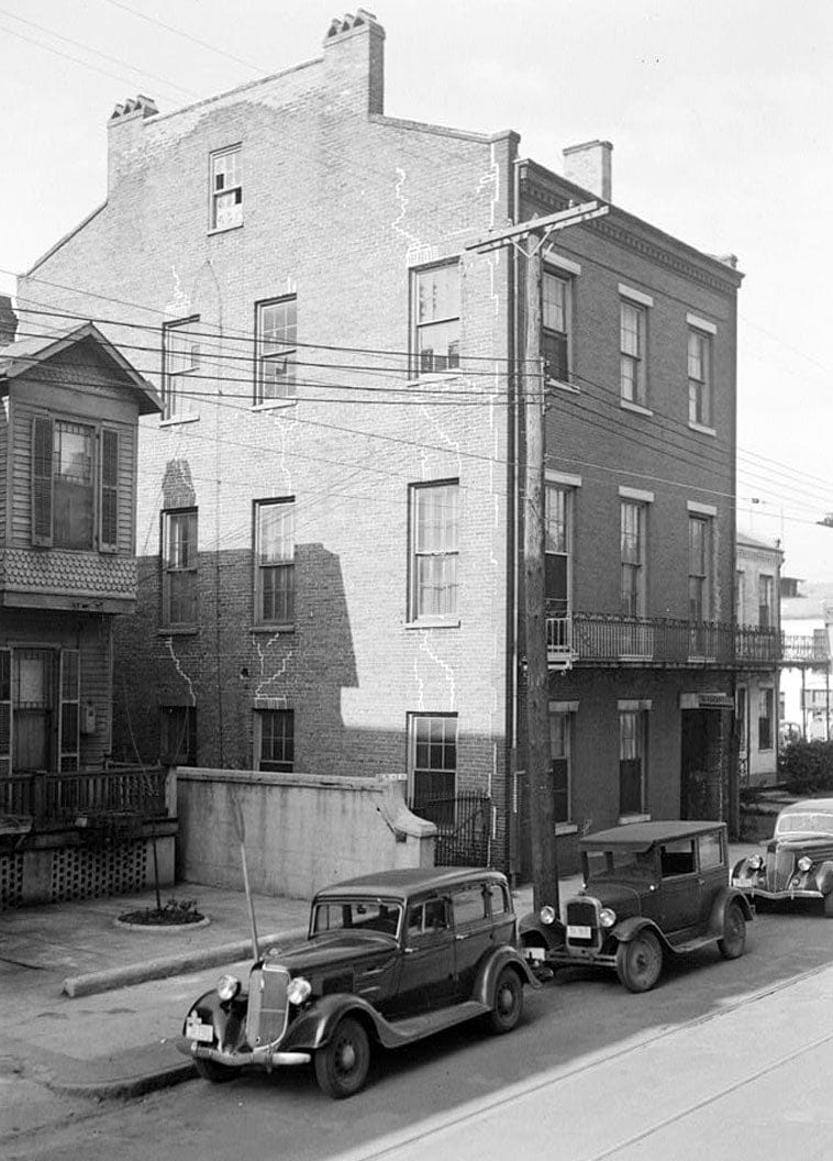 Historic Photo : Gibbons-Torry House, Gate & Privy, 60 South Conception Street, Mobile, Mobile County, AL 7 Photograph