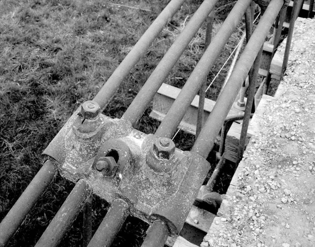 Historic Photo : Eureka Bridge, Spanning Yellow River (Moved to City Park, Castalia), Frankville, Winneshiek County, IA 1 Photograph