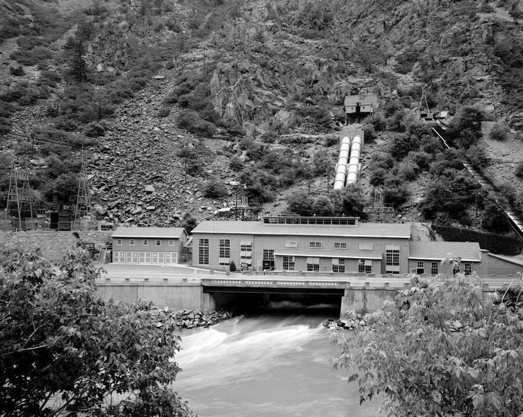 Historic Photo : Shoshone Hydroelectric Plant Complex, 60111 U.S. Highway 6, Glenwood Springs, Garfield County, CO 8 Photograph