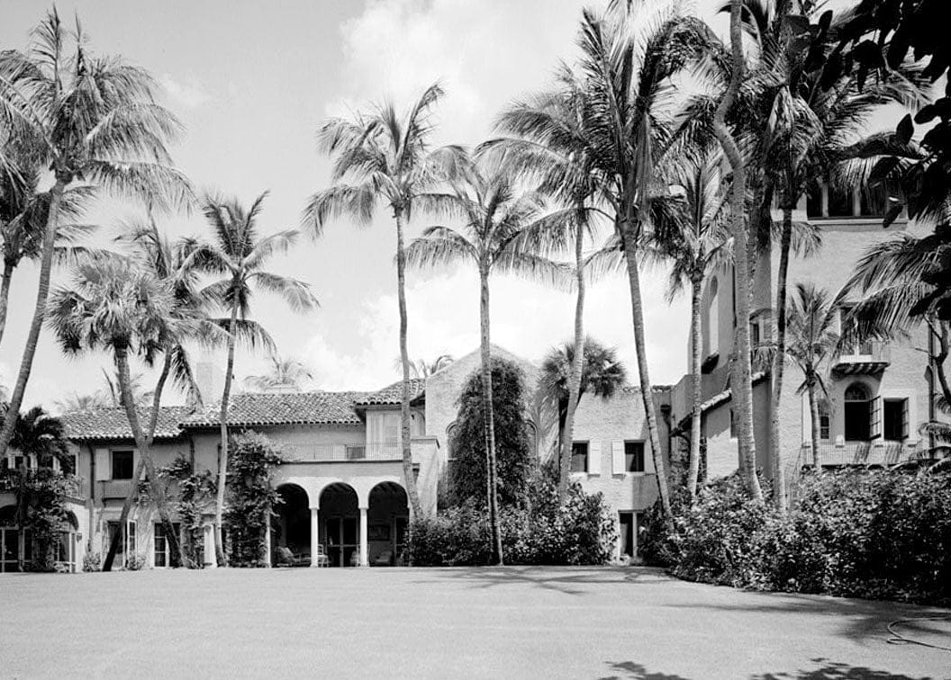 Historic Photo : Chester C. Bolton House, 1300 Ocean Boulevard, Palm Beach, Palm Beach County, FL 1 Photograph