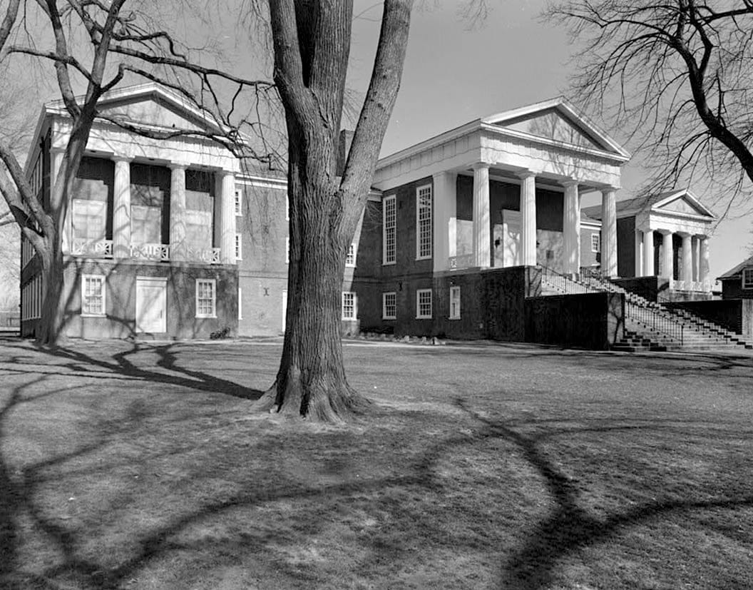 Historic Photo : Old College Historic District, Old College, West Main Street at South College, Newark, New Castle County, DE 2 Photograph