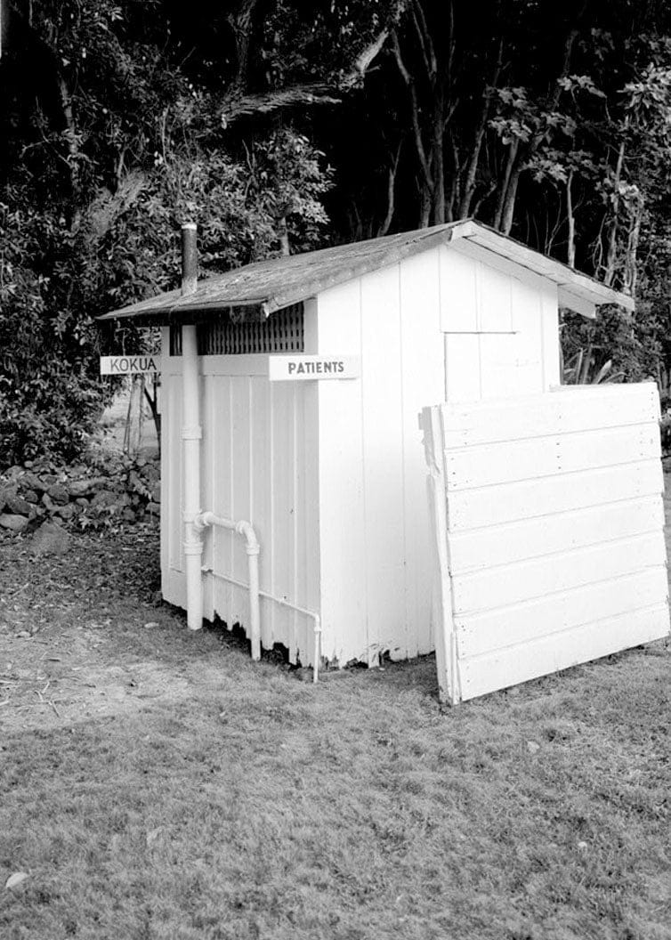 Historic Photo : Siloama Church, Restrooms, Moloka'i Island, Kalaupapa, Kalawao County, HI 1 Photograph