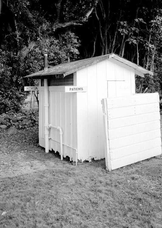 Historic Photo : Siloama Church, Restrooms, Moloka'i Island, Kalaupapa, Kalawao County, HI 1 Photograph