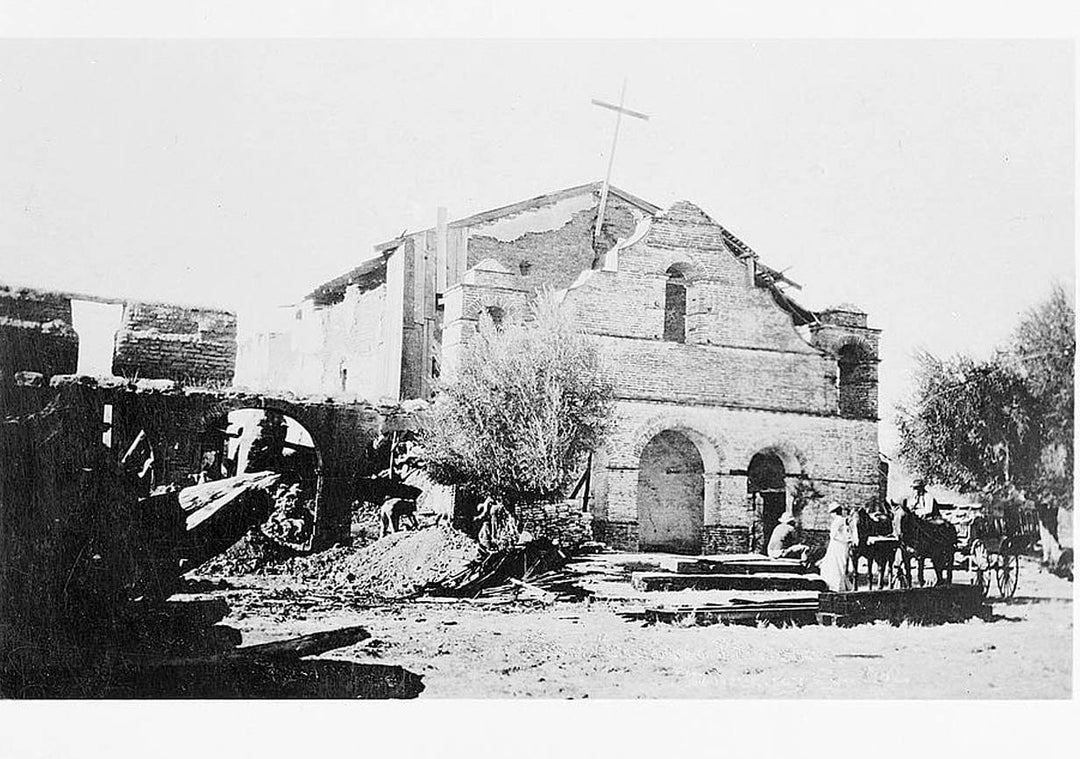 Historic Photo : Mission San Antonio de Padua, Hunter Liggett Military Reservation, Jolon, Monterey County, CA 1 Photograph