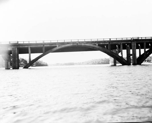 Historic Photo : Ouachita River Bridge, Spanning Lake Hamilton on U.S. Highway 70, Hot Springs, Garland County, AR 3 Photograph