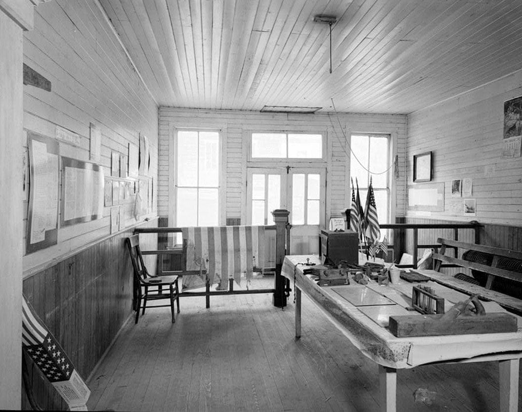 Historic Photo : Town Hall & Jail, 21900 Main Street, Saint Elmo (historical), Chaffee County, CO 1 Photograph