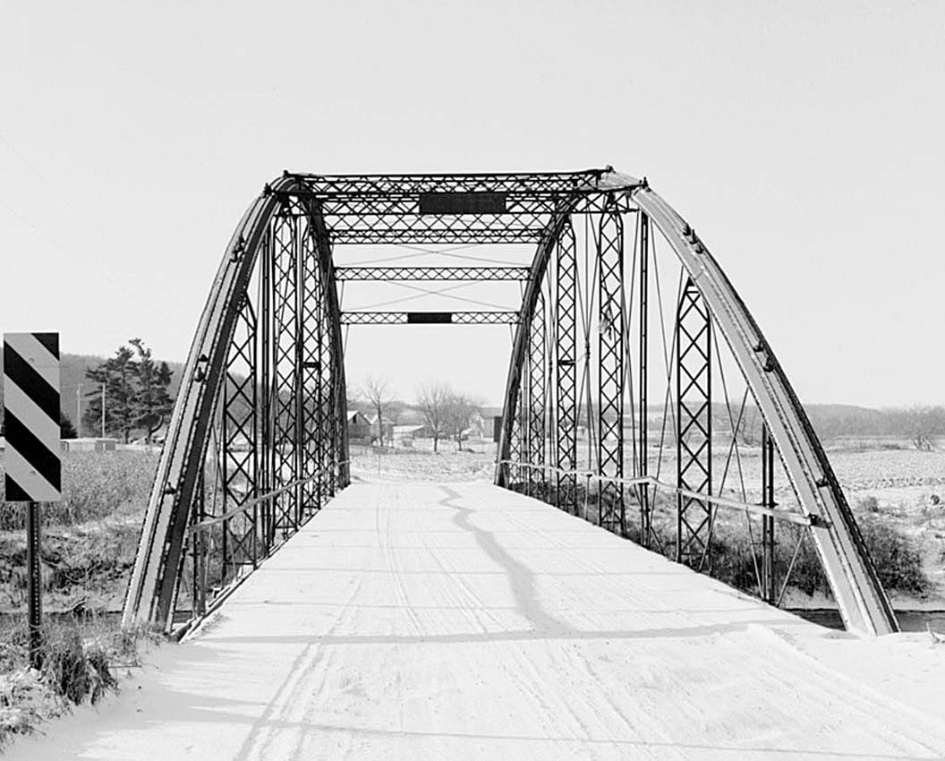 Historic Photo : Freeport Bridge, Spanning Upper Iowa River, Decorah, Winneshiek County, IA 11 Photograph