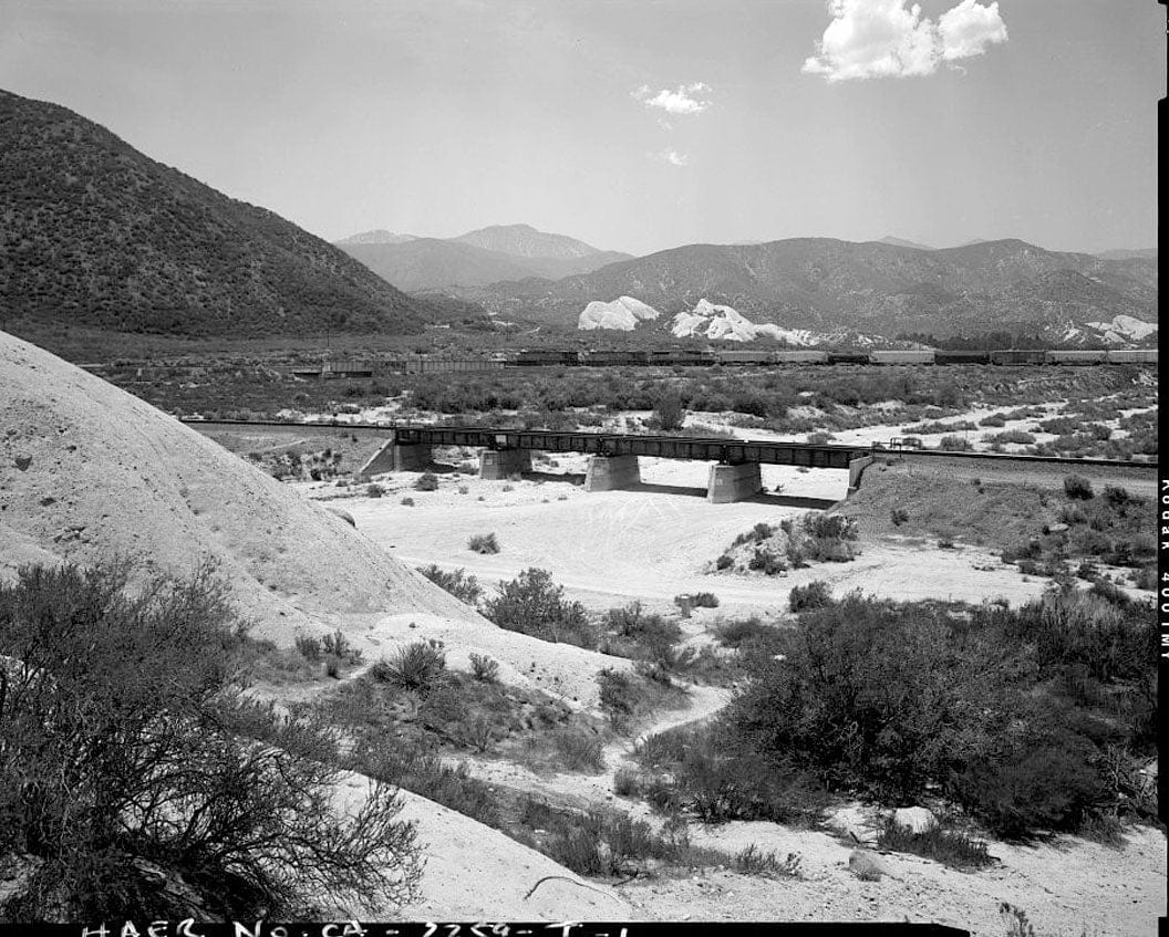 Burlington Northern Santa Fe Railroad, Cajon Subdivision, Structure No. 61.5X, between Cajon Summit and Keenbrook, Devore, San Bernardino County, CA 1