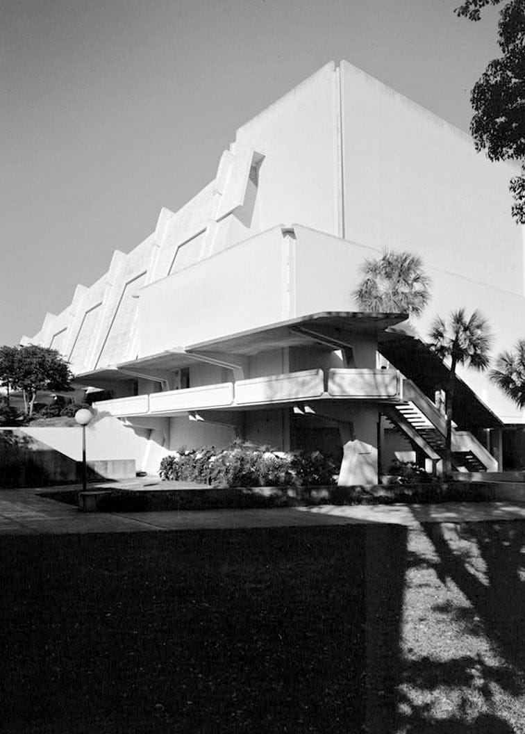 Historic Photo : Florida Southern College, Auditorium-Music Building, McDonald & Johnson Avenues, Lakeland, Polk County, FL 3 Photograph